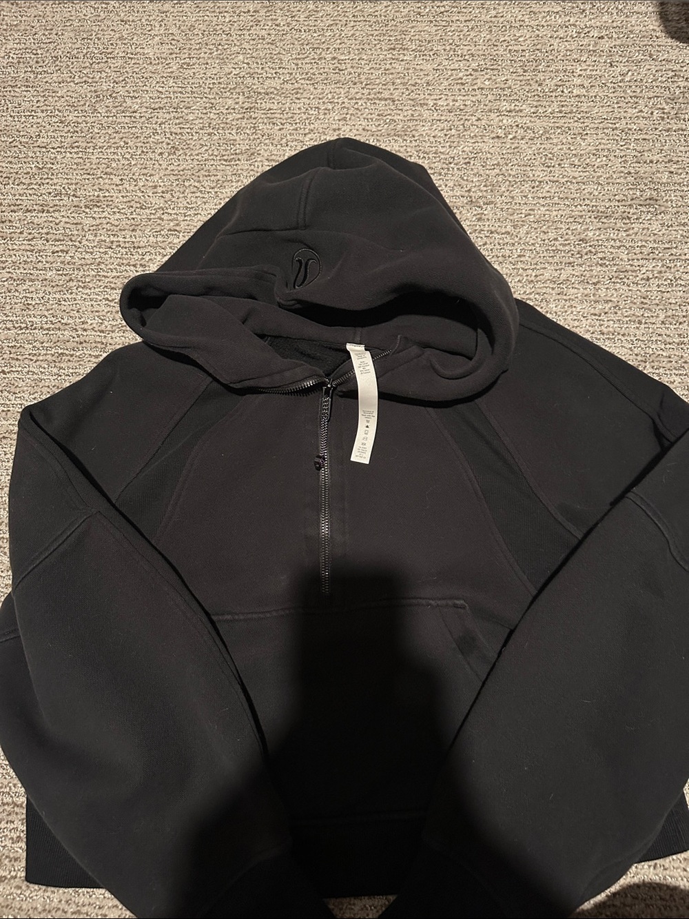 Black Lululemon Scuba Half Zip